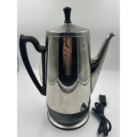 VTG Mid Century General Electric 10 Cups Capacity Automatic Percolator. - Picture 5 of 5